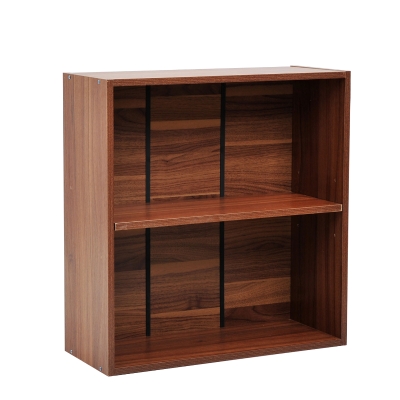 Homcom Biblioteca cu Rafturi, Castaniu, 60x24x63cm