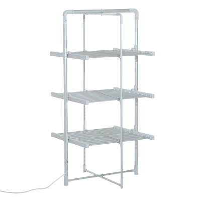 Homcom Suport de Uscat Rufe Vertical Electric Incalzit 300W