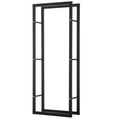 Homcom Raft Lemne pentru Casa si Gradina Greutate maxima 100kg Negru, 60x25x150cm