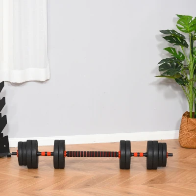 Set 2 Gantere convertibile in Haltera, 25kg
