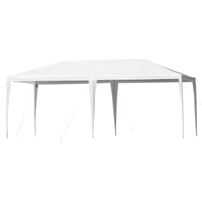 Outsunny Cort pentru Foișor Pliant cu Plasa de tantari 595x295x255cm Alb