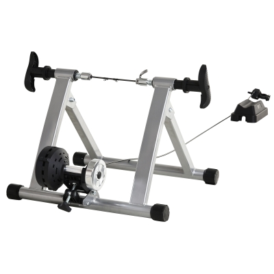 HomCom, suport pentru bicicleta, 54.5x47.2x39.1cm, argintiu