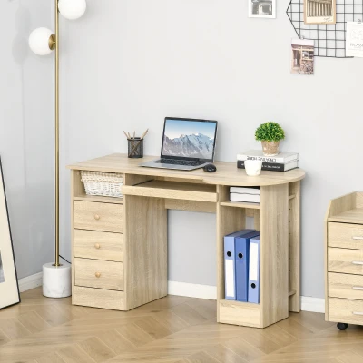 Masa de Birou de PC pentru Birou cu Rafturi