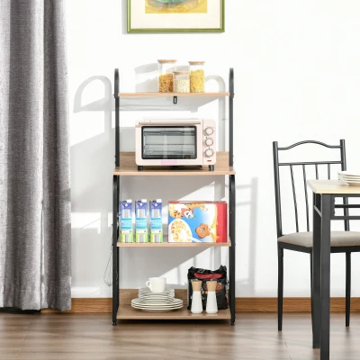 dulap cu rafturi pentru bucatarie, 60x40x125 cm