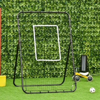 Plasa de fotbal Rebounder pliabila cu tinta