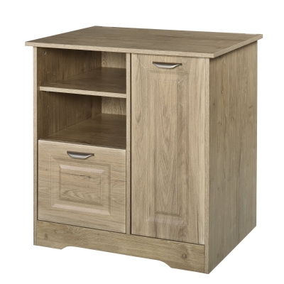 HOMCOM Dulapior cu Fisier, Rafturi, Mobilier Birou Casa