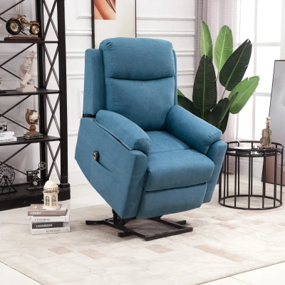HOMCOM elektrische fauteuil met opstahulp 83 cm x 89 cm x 102 cm