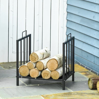 Suport pentru Lemne de Interior si de Exterior din Metal