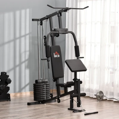 HOMCOM krachtstation fitnessapparaat multigym