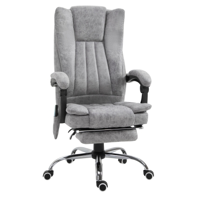 Vinsetto, scaun birou cu masaj si incalzire, 62x67x113-120 cm