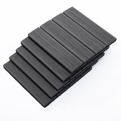 Outsunny, gresie exterior, set de 11 placi, 30x30x2.2 cm, gri