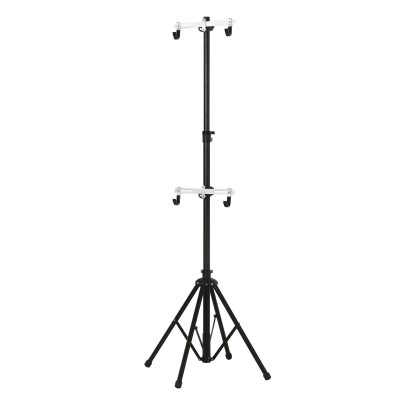 HOMCOM Sevalet Suport pentru Biciclete, inaltime reglabila 166-280cm negru