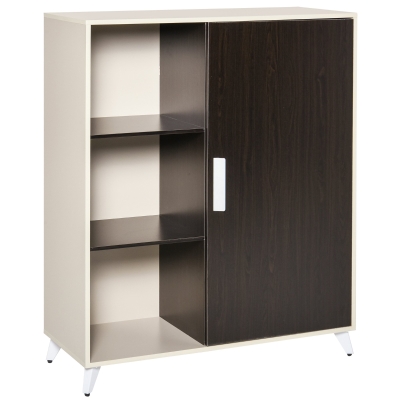 HOMCOM Dulapior multifunctional cu Cuburi cu Spatii deschise si dulapior, casa si birou