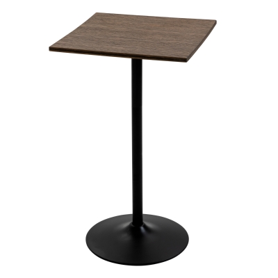 HOMCOM Masa Înalta pentru Bar sau Bucatarie in Stil Industrial 60x60x103cm