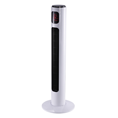 HOMCOM Turmventilator 45 W Weiß+Schwarz 96 cm