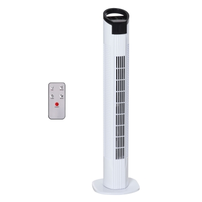 HOMCOM Turmventilator mit Fernsteuerung 20 cm x 20 cm x 78,5 cm