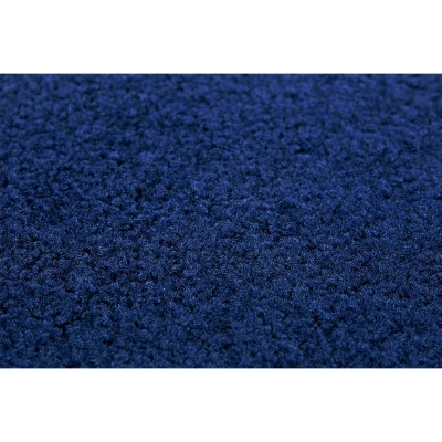 Homcom Fußmatte waschbar Gummiumrandung Dunkelblau 150 x 90 x 0,5 cm