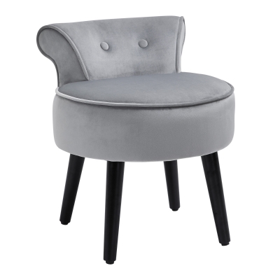 HOMCOM Fußhocker 838-072GY Grau