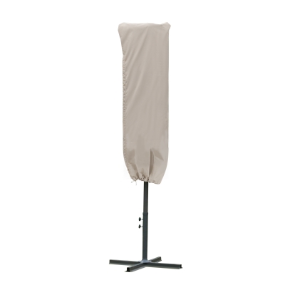 Outsunny Sonnenschirm Schutzhülle Wetterfeste Winddicht Seilverschluss leichte Reinigen Outdoor für Ampelschirm Ø57 x 160 cm Khaki