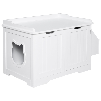 PawHut Katzentoilette 88,5 cm x 48 cm x 51,5 cm