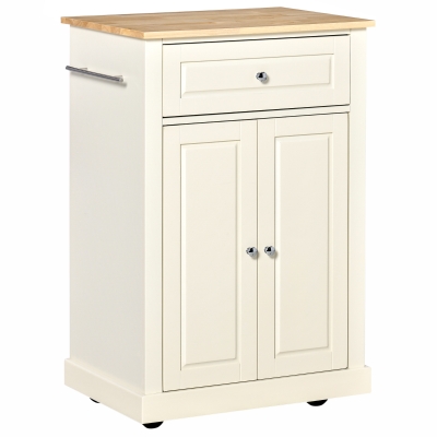 HOMCOM Küchenwagen 63 cm x 45,5 cm x 91,5 cm;