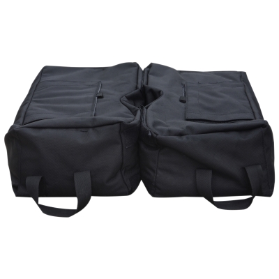 Outsunny® Sonnenschirmständer Schirmständer Sandsack 2 x Beutel befüllbar 100 kg mit 1 Schaufel 50 x 50 x 18 cm
