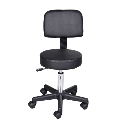 HOMCOM Rollhocker Arbeitshocker Kosmetikhocker Drehhocker Hocker Profi Salon