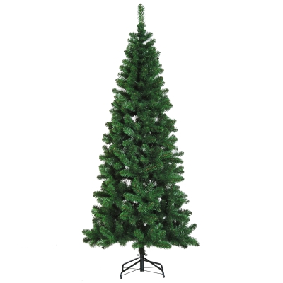 HOMCOM Weihnachtsbaum 81 cm x 81 cm x 210 cm
