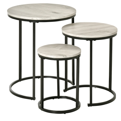 HOMCOM Beistelltisch 51 cm x 51 cm x 60 cm
