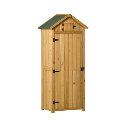Outsunny Gartenschrank 77 cm x 54,2 cm x 179 cm