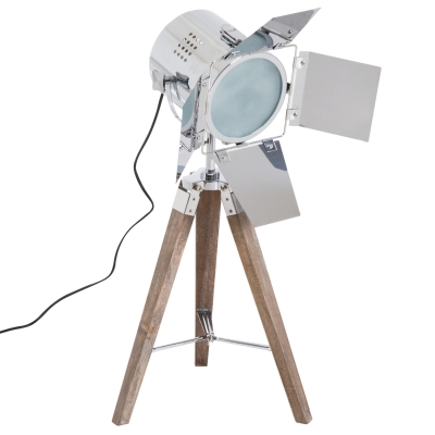 HOMCOM Tischleuchte Stativlampe Tripodlampe Tischlampe E14 Dreibein Retroleuchte 33x33x75cm