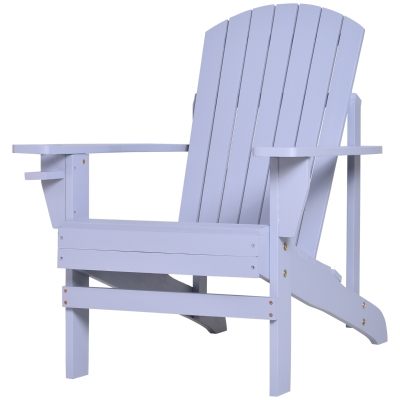 Fauteuil de jardin Adirondack porte-gobelet sapin