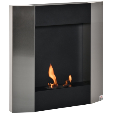 HOMCOM Ethanol-Kamin 72 cm x 11 cm x 72 cm
