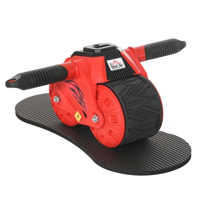 HOMCOM AB-Roller Schwarz Rot 40 cm x25 cm x16 cm