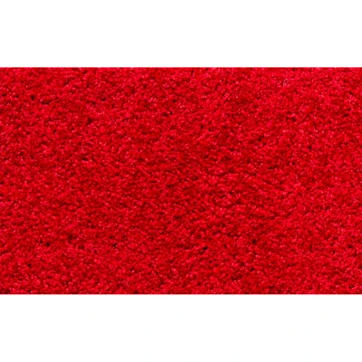 Homcom Fußmatte waschbar Gummiumrandung Rot 150 x 90 x 0,5 cm