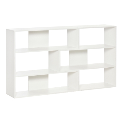 HOMCOM Eck-Bücherregal 189,5 cm x 30 cm x 89 cm