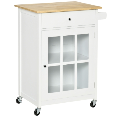 HOMCOM Küchenwagen 67 cm x 48 cm x 86,5 cm