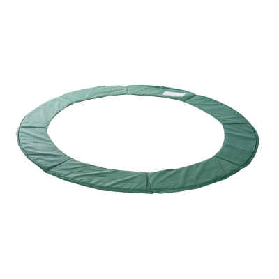 HOMCOM Trampolin Randabdeckung Sicherheitsnetz Wetterplane Leiter 8ft 10ft 12ft 15ft Randabdeckung: Ø 305cm-Grün(Trampolin nicht enthalten)