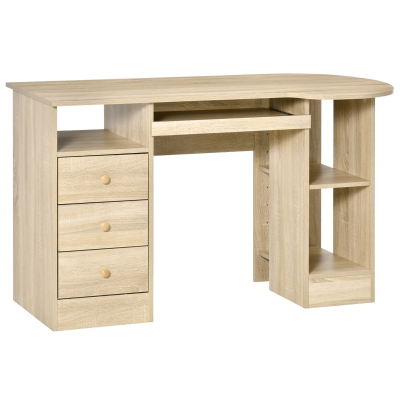HOMCOM Computertisch 125 cm x 60 cm x 74 cm