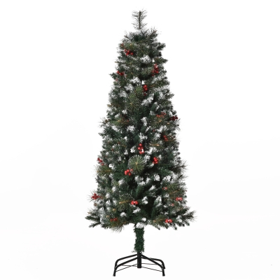 HOMCOM Künstlicher Weihnachtsbaum 50 cm x 50 cm x 150 cm