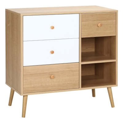 HOMCOM Sideboard 80 cm x 39 cm x 80 cm