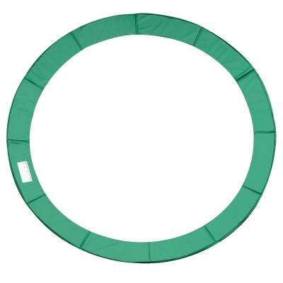 HOMCOM Cojín Cubierta de Protección Borde Resorte para Cama Elástica Trampolín Redondo Diámetro Ø366 cm Verde
