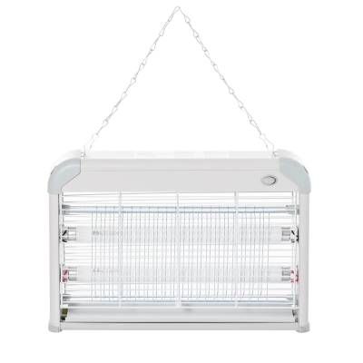 Outsunny LED Wall-mounted Portable Mosquito Killer Lamp, Steel-Grey