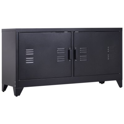 HOMCOM TV Stand, 119Wx40Dx63.5H cm-Black