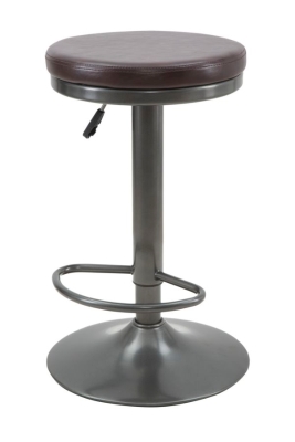 Sgabello Imbottito Round Ø Cm 38X60-82