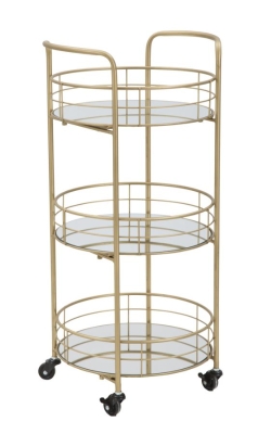 Carrello Glam Rotondo Cm Ø 38X77.5