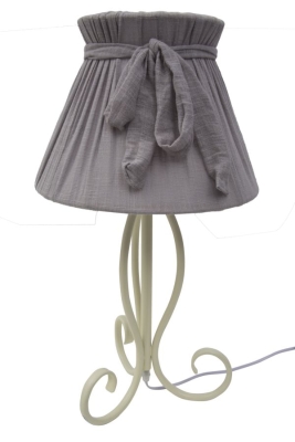 Paralume Da Tavolo Spire Grigio Ø Cm 30X56