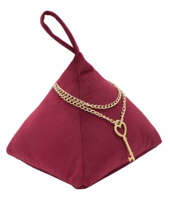 Ferma Porte Triangle Bordeaux Cm 14X14X20