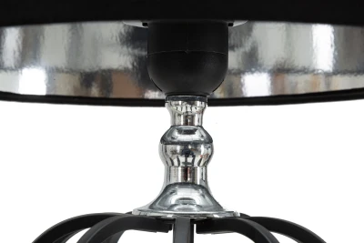 Lampada Da Tavolo Darky Silver Cm Ø28X44,5 