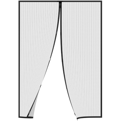 Zanzariera Tenda Magnetica A Calamita 100X220 Nera